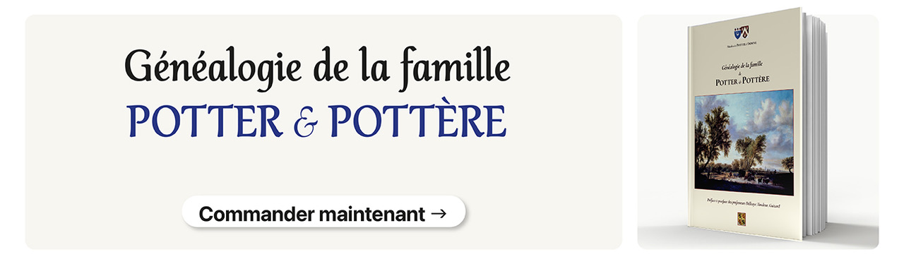 Généalogie de la famille de Potter & Pottère